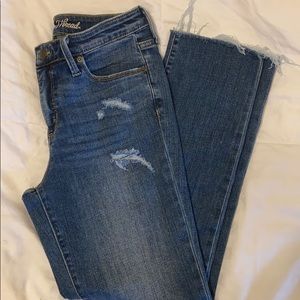 Universal Thread high rise straight crop size 6/28